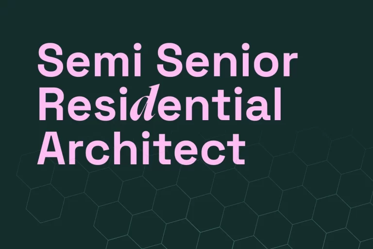 Semi Senior Residential Architect