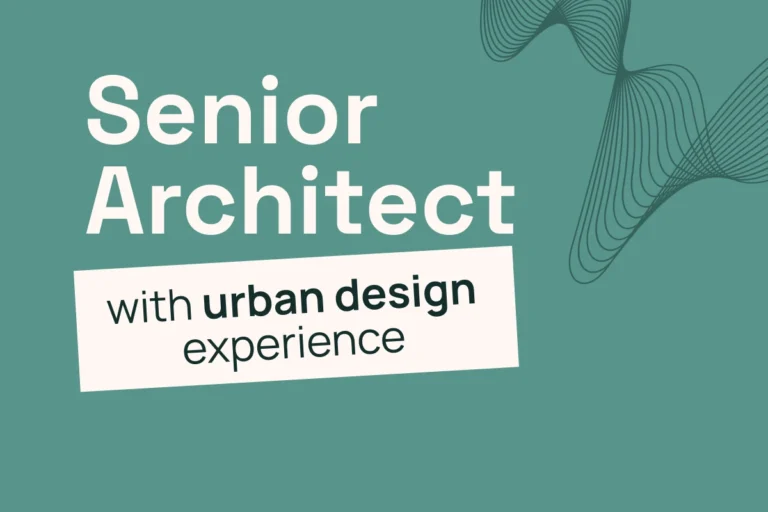 Senior Architect with Urban Design Experience