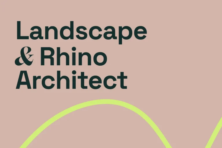 Landscape and Rhino Architect