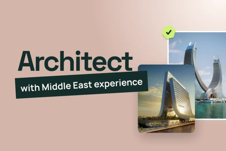 Architect with Middle East Experience