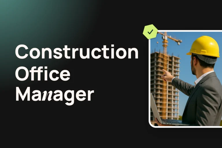 Construction Office Manager