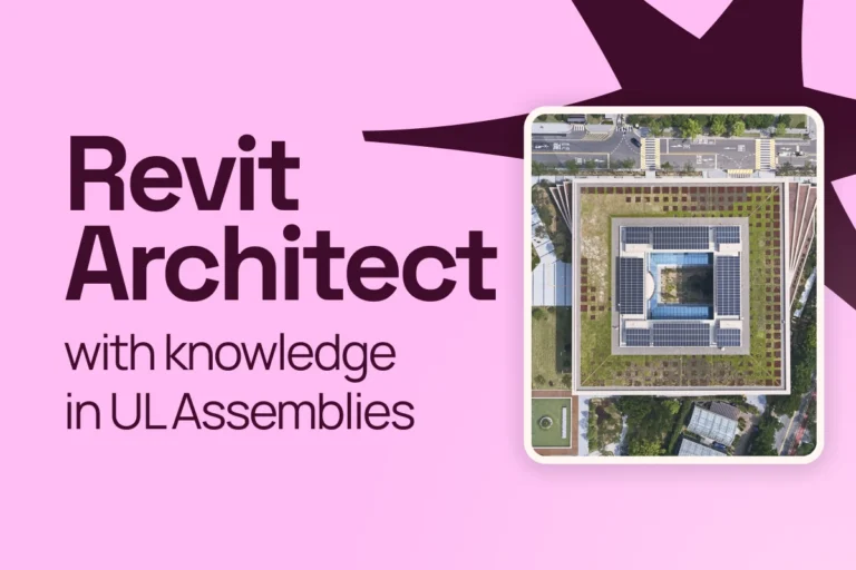 Revit Architect with knowledge in UL Assemblies